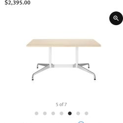 Hermen Miller Eames Mid Century Table Conference Desk Dining