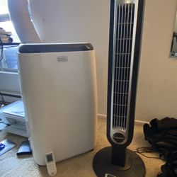 Air Conditioner and Rotating standing fan - bundle!