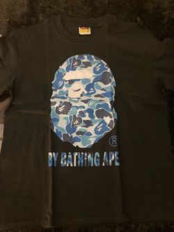 BAPE A Bathing Ape Black Camo Graphic Tee Size M
