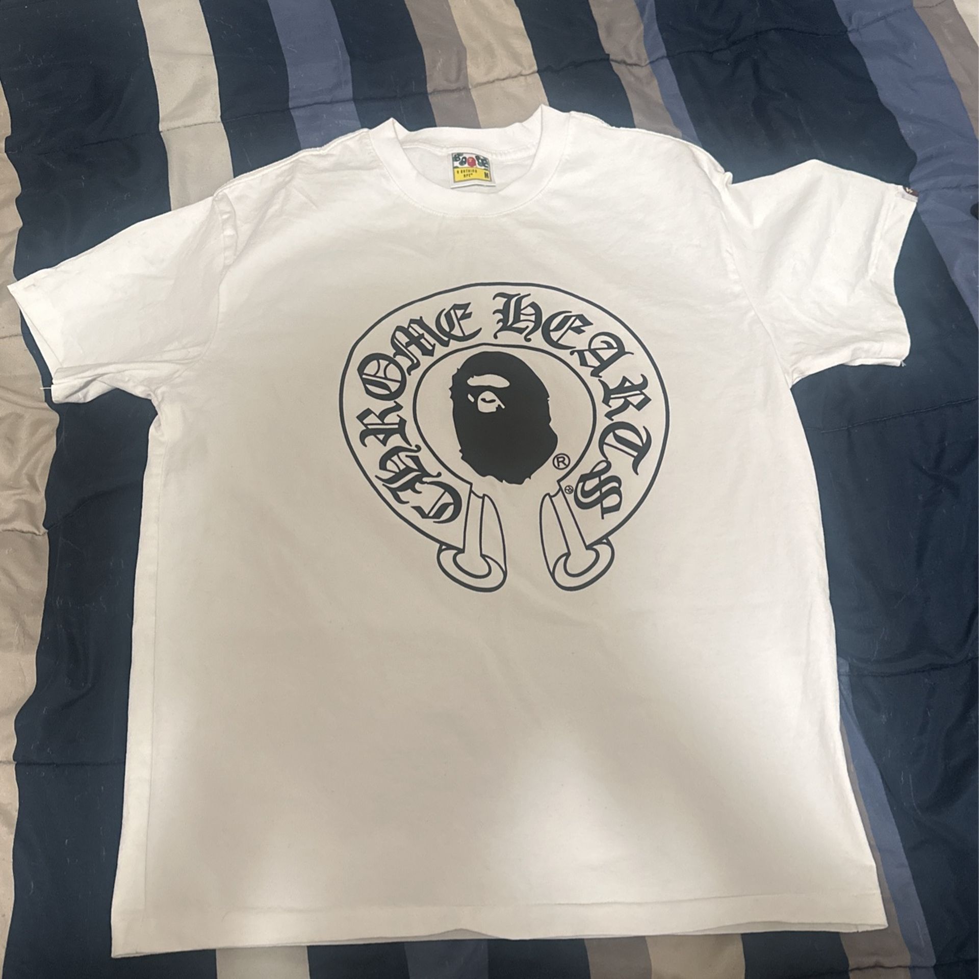 chrome heart bape shirt 