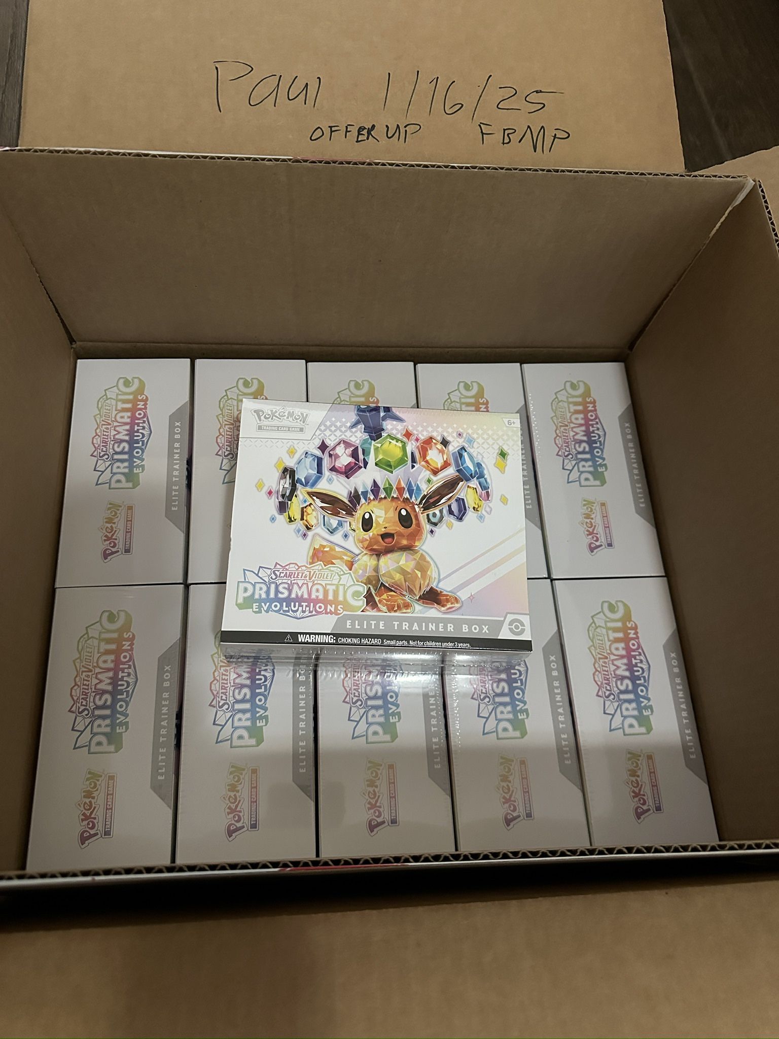 Pokemon Prismatic Evolutions Elite Trainer Box (etb) - SV: Prismatic Evolutions