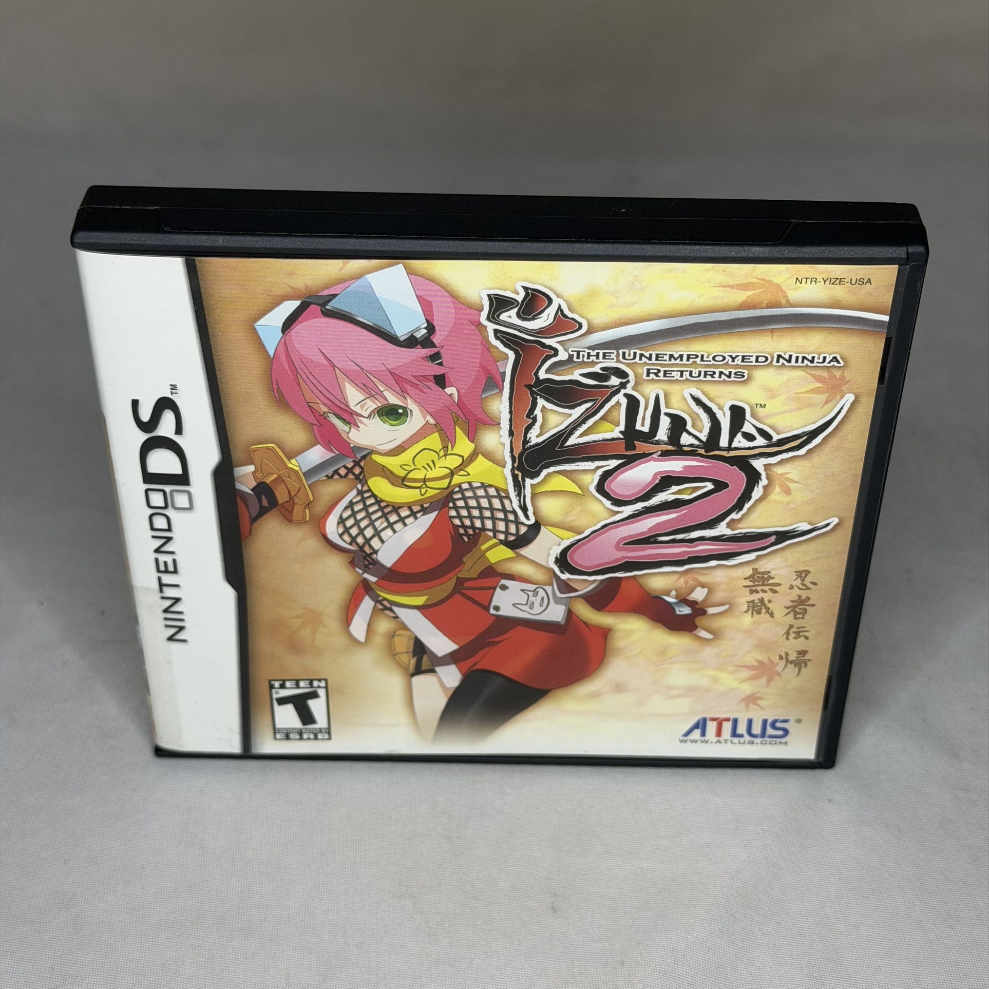 Izuna 2: The Unemployed Ninja Returns Nintendo DS CIB with Manual