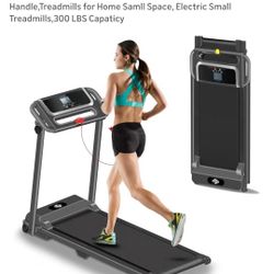 Treadmill With Handle Bar