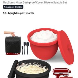 Brand: BHNJUTM
4.9
4.9 out of 5 stars
(18)
Silicone Bowl Liners for KitchenAid 5 Quart Tilt-Head Mixer,Set of 2 with Lids,Accessories include Mixer Sl