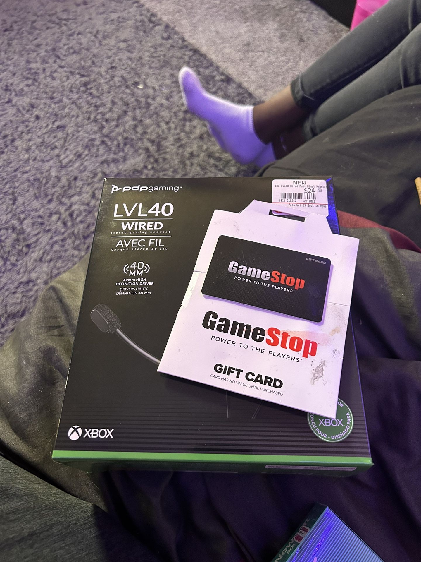 GameStop Gift Card & Xbox Series X Headphones