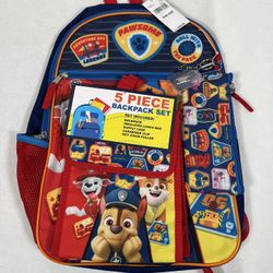 Paw Patrol Backpack & Lunch Bag New