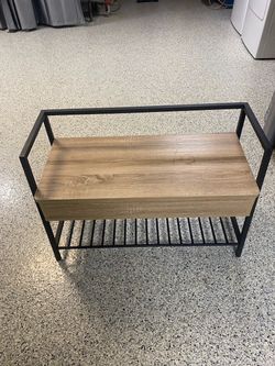 Bench with storage