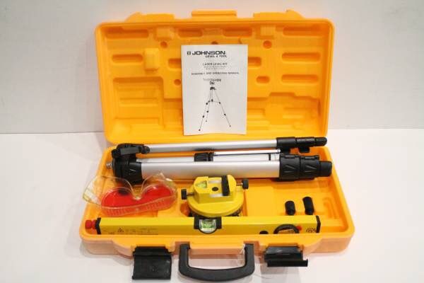 Johnson Laser Level and Tool Kit Model 9100/40-0909