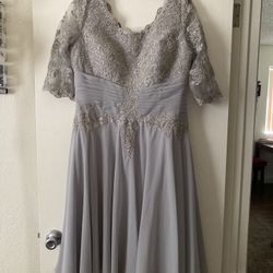 NEW Grey/Gray Dress XL For Special Event, Wedding
