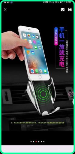 10W Qi Car Wireless Charger For iPhone Samsung Automatic Mobile Phone Holder Fast Wirless Charger In Car
