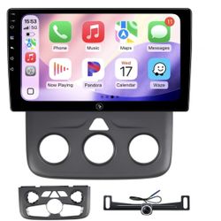 Car Stereo Radio for Dodge Ram 2013-2018 Wireless Apple CarPlay Android Auto, 10-inch Touch Screen Head Units, Bluetooth GPS Navigation, Backup Camera