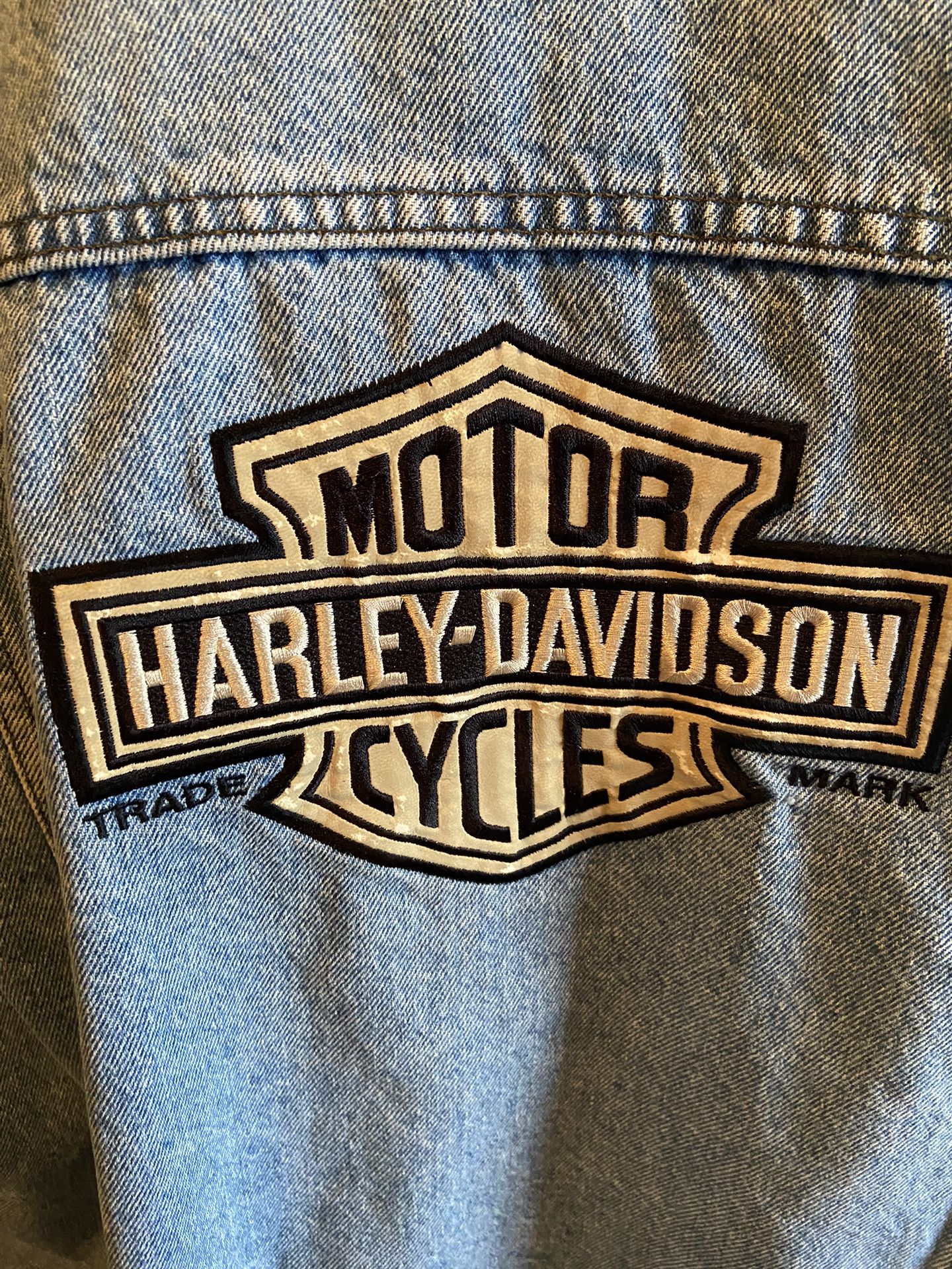 Mens Harley Davidson Denim Jacket