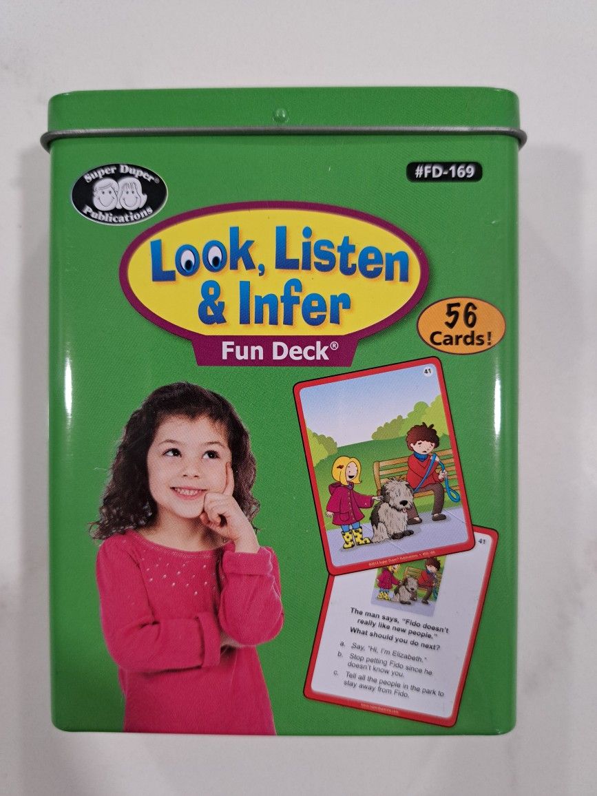 Educational Inferrencing Literacy Cards - Super Duper Publications Infer Flash Cards