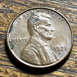 1971 D Penny