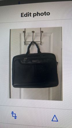 DELSEY Travel Laptop Briefcase with 3 opening main compartments, black, 18”x14”