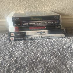 PS2 And PS3 Games $10 Each Or  $30 For All