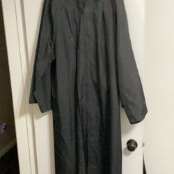 New long black graduation Gawn size 63” (L) 