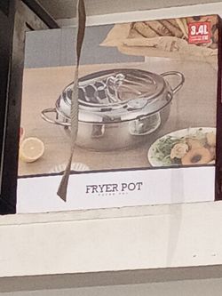 NEW- Fryer pot