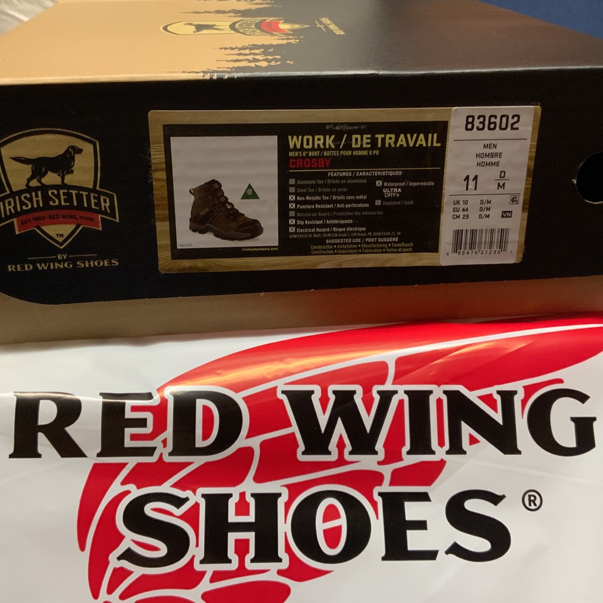 Red Wing Boots. size 11