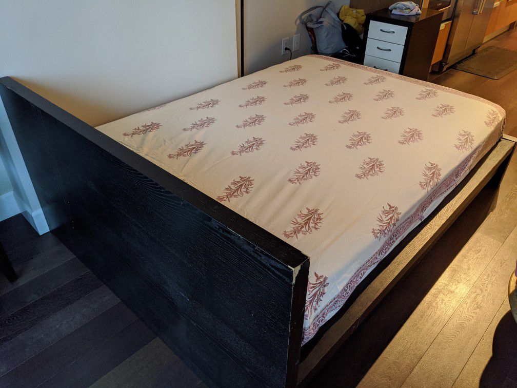 Easy to assemble IKEA bed frame with mattress- PRICE DROPPED