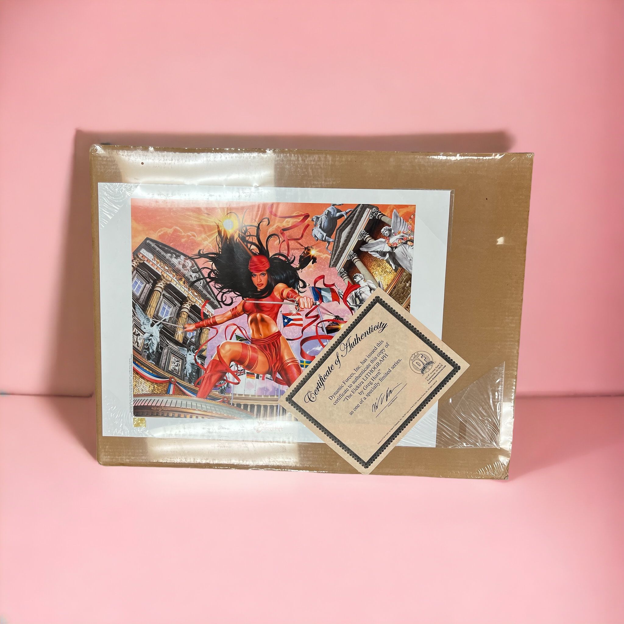 Vintage 2001 Marvel poster