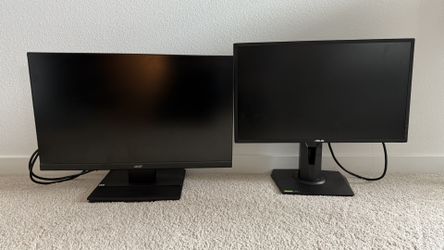 Monitors- Acer and Asus