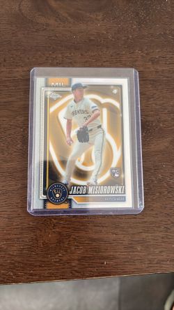 Topps Chrome Jacob Misiorowski Lightboard Logo Refractor
