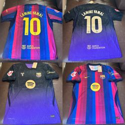 Barcelona Lamine Yamal 10 player version jersey