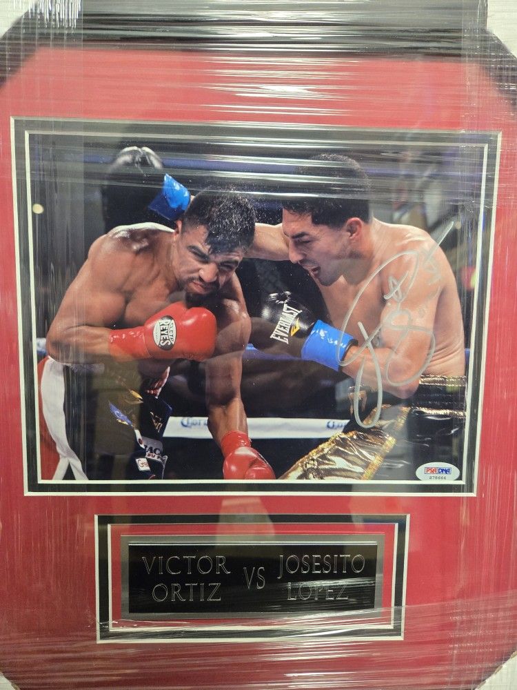 Josesito Lopez Signed 8x10 Photo Framed PSA Authenticated 