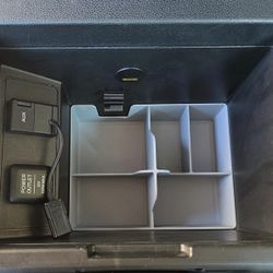 Honda pilot second generation 2009 2010 2011 2012 2013 2014 2015 arm rest storage area gray organizer insert tray cubby separator accessory