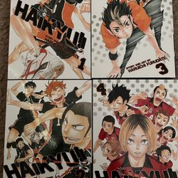 Haikyu Manga Volume 1-4