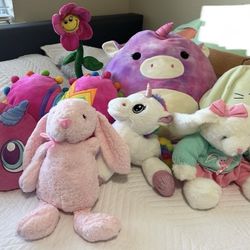 Squishmallows and plushies