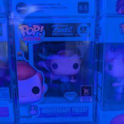 Graded 8.5 Anniversary Freddy Funko 3000 Diamond 