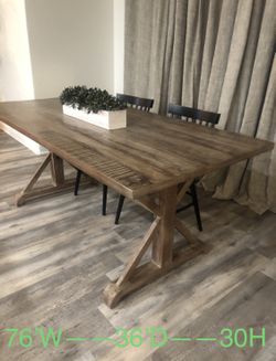 New Table , Solid Wood .. Unopened
