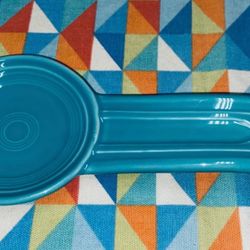Fiesta. Fiestaware. Spoon Rest. New. Turquoise. Homer Laughlin. 8 Inches 