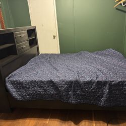 Queen Bed Frame With Mattress Spring 