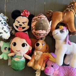 Disney, Ariel, Spirit, Pony, Squishmallow, Minnie, Lady 