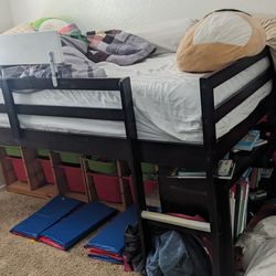 Loft Bunk Bed Frame Twin 