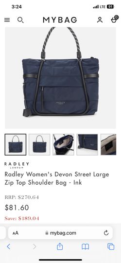 Radley Women's Devon Street Large Zip Top Shoulder Bag - Ink