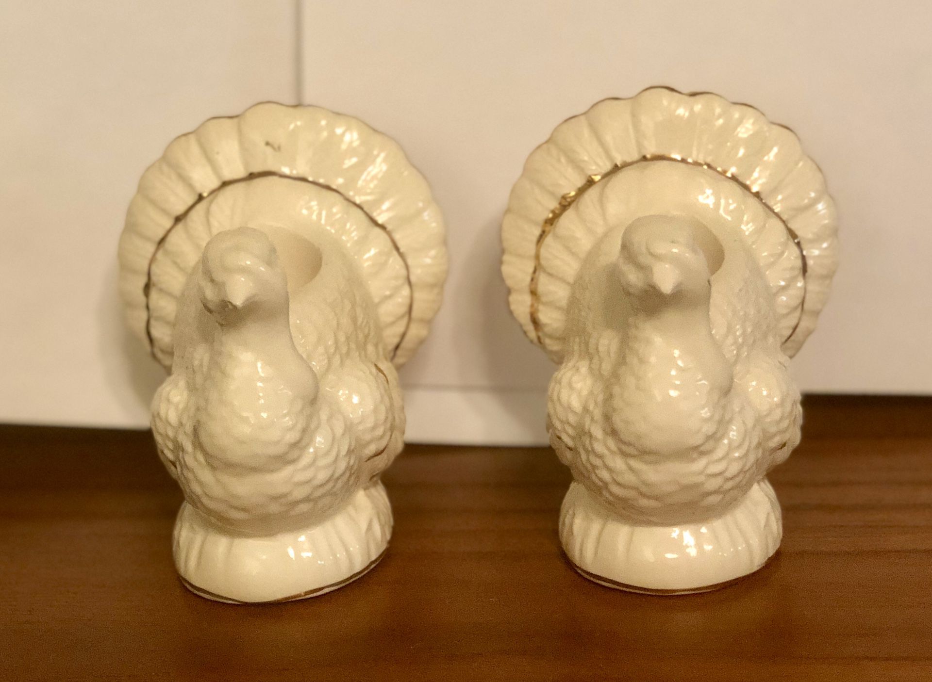 Gorgeous turkey candle holders🦃