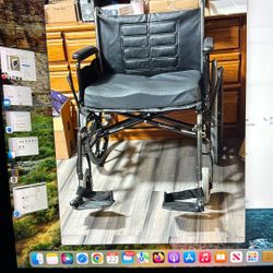Invacare Tracer IV Bariatric Wheelchair 24”,  New 