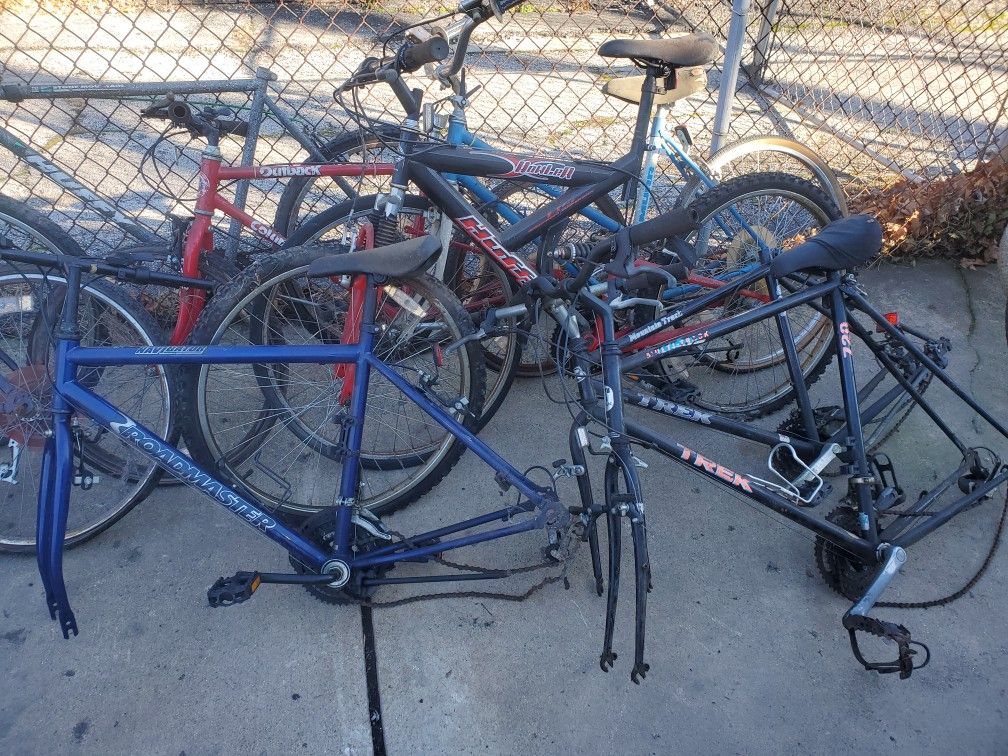 Bicycles for parts or repair