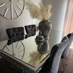 Z Gallerie Table and chairs 