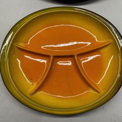 Vintage fondue plates - 4 plates
