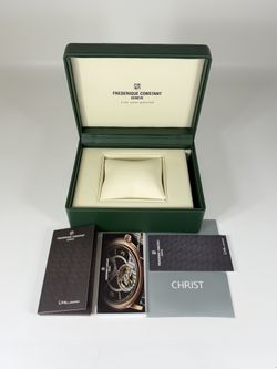 Genuine Frederique Constant Geneve Green Watch Presentation Box / Case