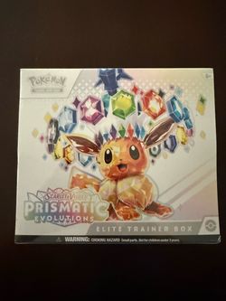 Pokémon Scarlet & Violet Prismatic Evolutions Elite Trainer Box