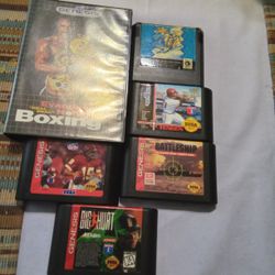 Sega Genesis Game Lot Of 6