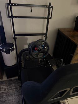 Racing Simulator Setup - Dordoo Cockpit, Logitech G29 w/ shifter.