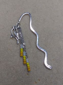 Handmade bird bookmark