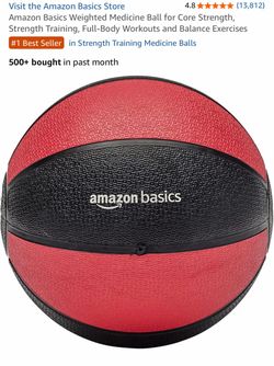 Amazon Basics Weighted Medicine Ball